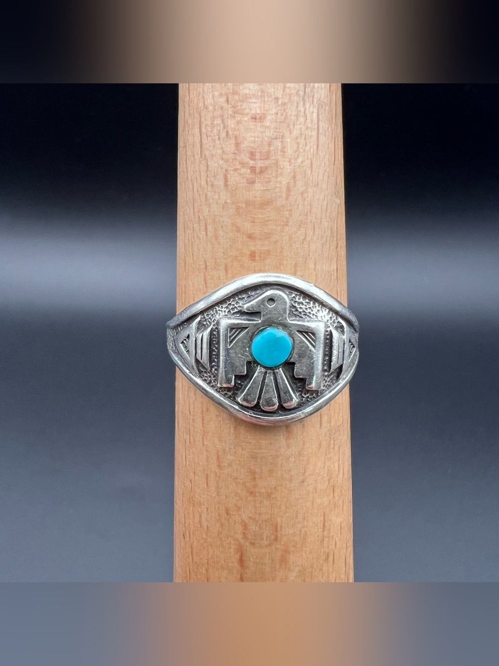 Sterling Silver Bell Trading Post Thunderbird Ring